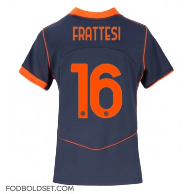Inter Milan Davide Frattesi #16 Tredjetrøje Dame 2025-26 Kortærmet Inter Milan Davide Frattesi #16 Tredjetrøje Dame 2025-26 Kortærmet